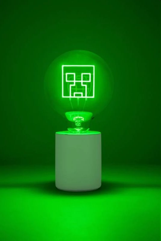 Lamp Creeper LED (Minecraft) 