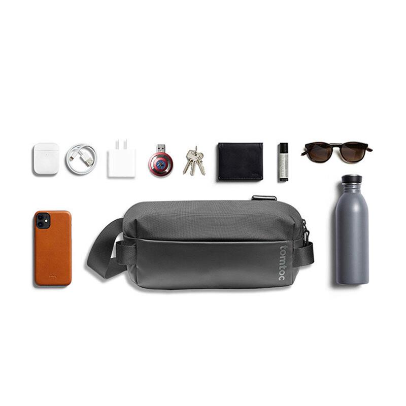 TomToc taška Explorer T21 Sling Bag S - Black 