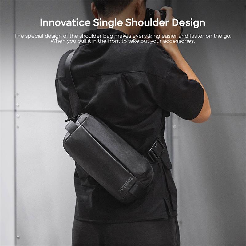 TomToc taška Explorer T21 Sling Bag S - Black 
