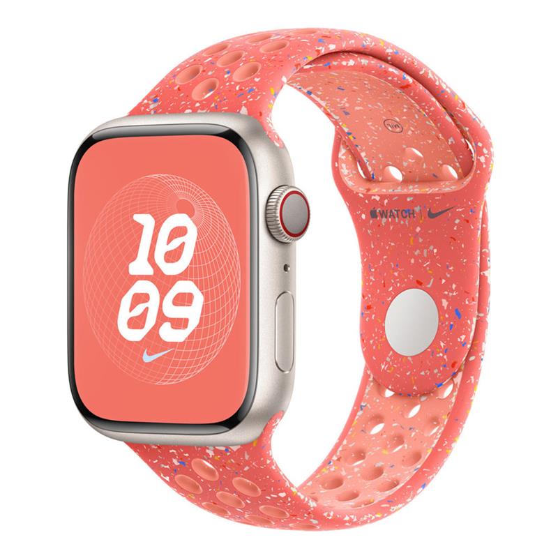 Apple Watch 45mm Magic Ember Nike Sport Band - M/L *Rozbalený* 