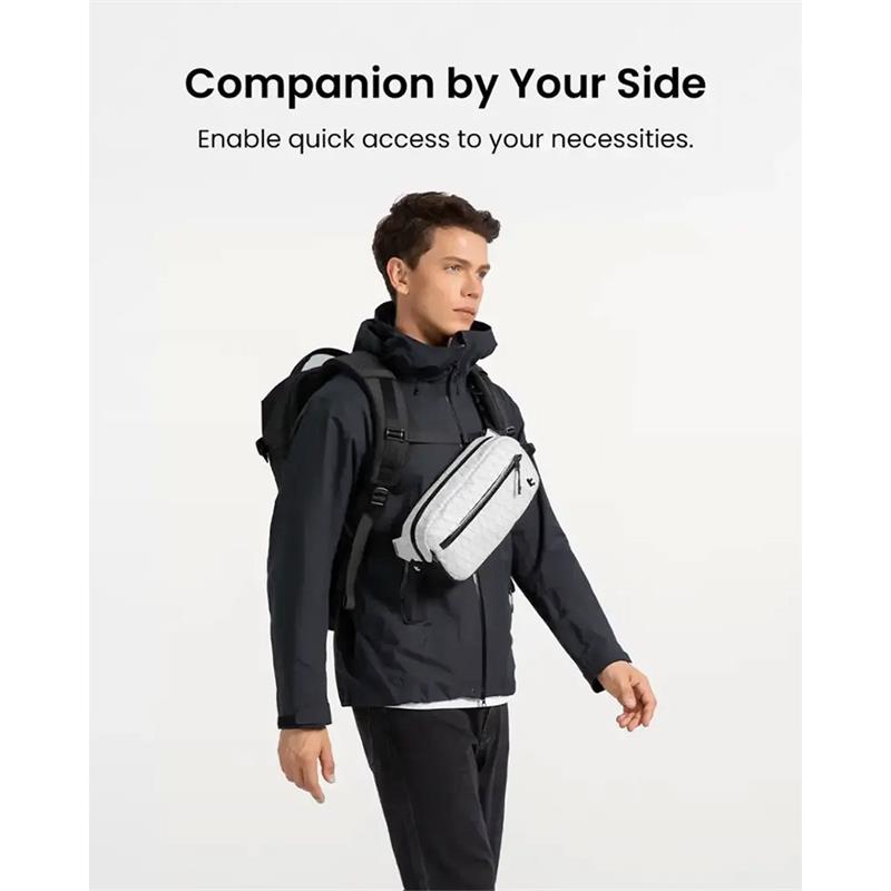 TomToc taška Aviator T35 X-Pac Chest Bag L - White 