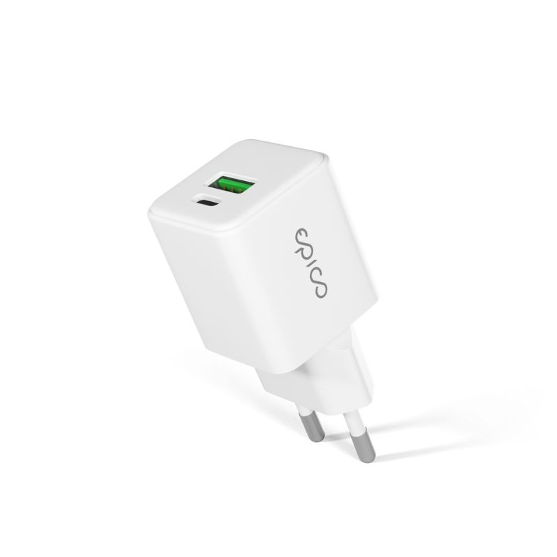 iStores by Epico Ultraboost GaN 20W sieťový adaptér EA20 - biela 