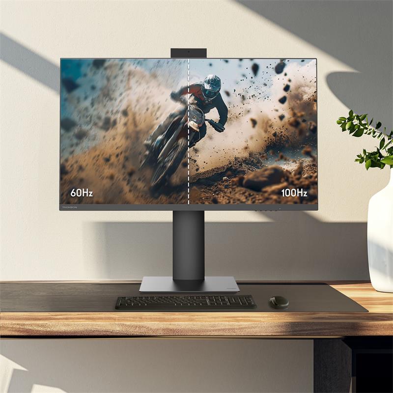 Thomson M27FB7C14V - 27" FHD, IPS, 100Hz, 5ms, 300cd, 1300:1, USB-C (65W), HDMI, VGA, repro, kamera, 3Yr 