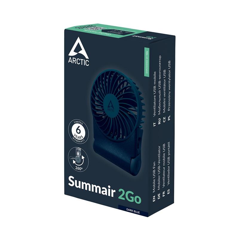 Arctic ventilátor Summair 2Go Dark Blue 