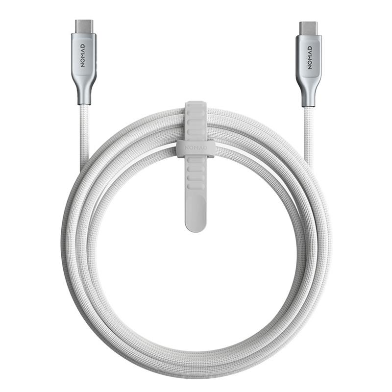 Nomad kábel Made with Kevlar USB-C Cable 240W 3m - White 