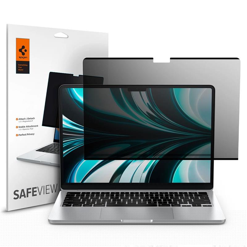Spigen Screen Protector Safe View Privacy pre Macbook Air 13" M2/M3/M4 
