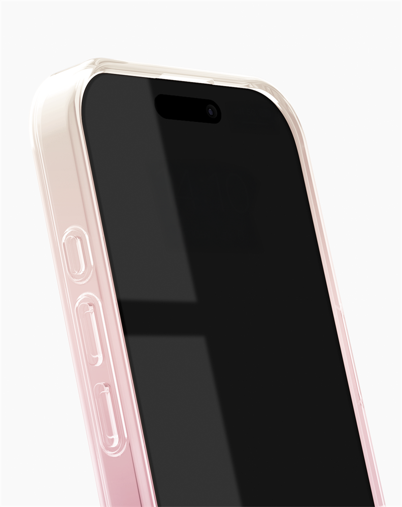 iDeal Fashion Clear Case MagSafe iPhone 13/14/15/16e/17e Rose Blush 