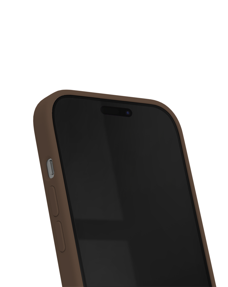 iDeal Silicone Case MagSafe iPhone 16 Mocha Mousse 