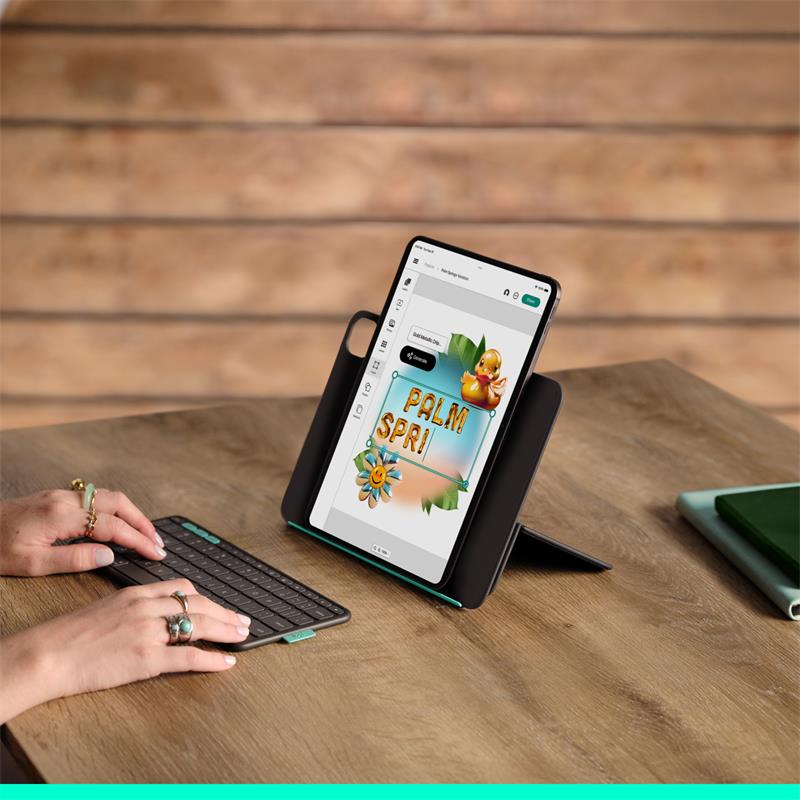 Logitech FLIP FOLIO pre iPad Pro 11"(M4), iPad Air 11"(M2+M3), iPad Air (5.gen.), US, grafitová 