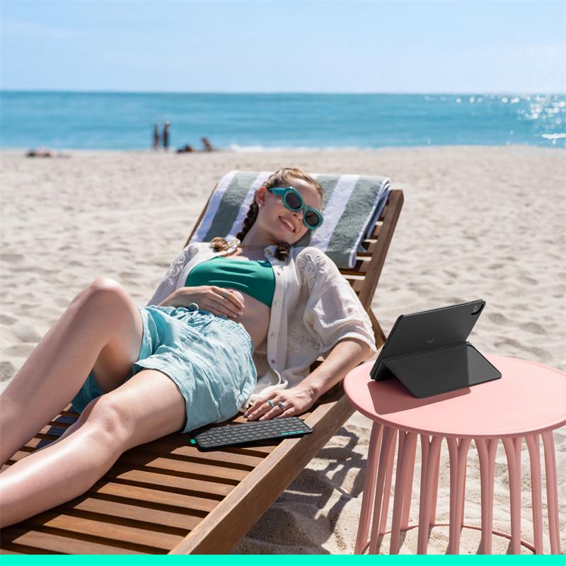 Logitech FLIP FOLIO pre iPad Pro 13"(M4), iPad Air 13"(M2+M3), US, grafitová 