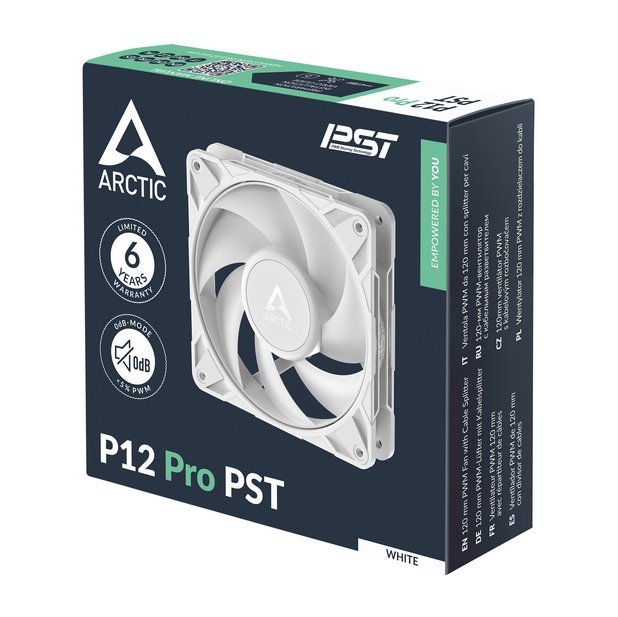 Arctic ventilátor P12 Pro PST (White) 