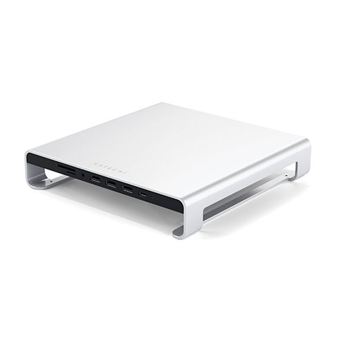 Satechi stojan USB-C Monitor Stand Hub pre iMac - Silver Aluminium 