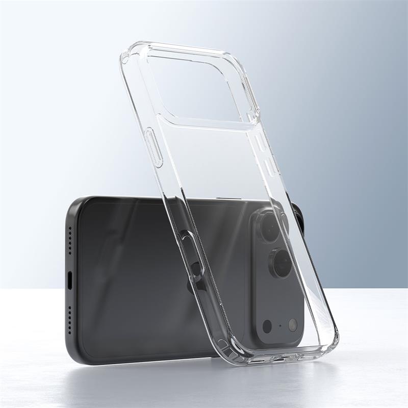 Devia kryt Pure Clear Shockproof Case pre iPhone 17 - Clear 
