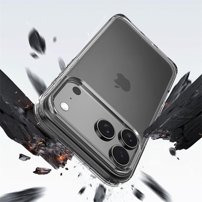 Devia kryt Pure Clear Shockproof Case pre iPhone 17 Pro Max - Clear 
