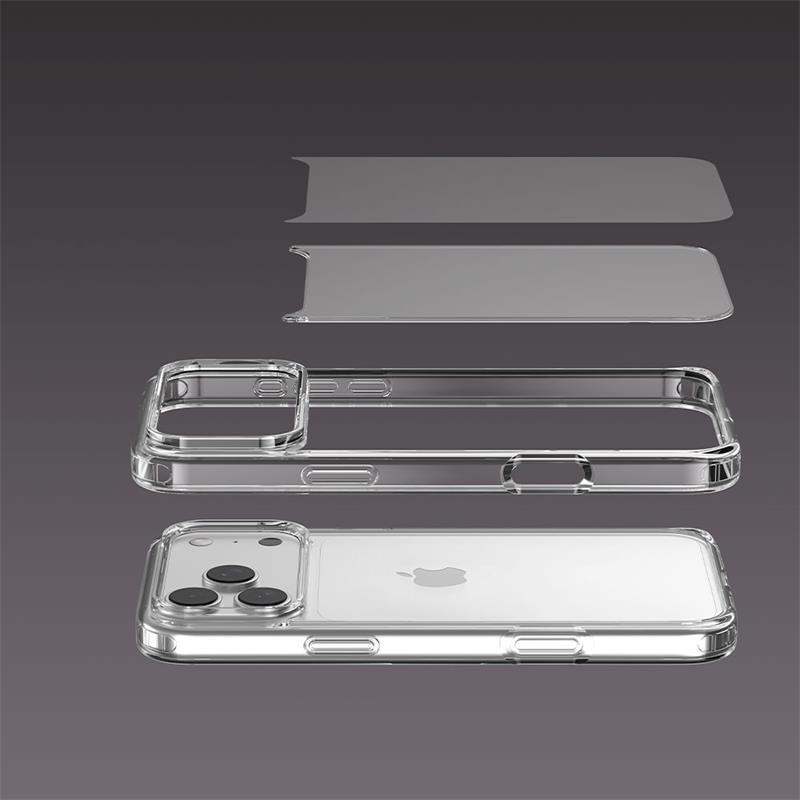 Devia kryt Pure Clear Shockproof Case pre iPhone 17 Pro Max - Clear 