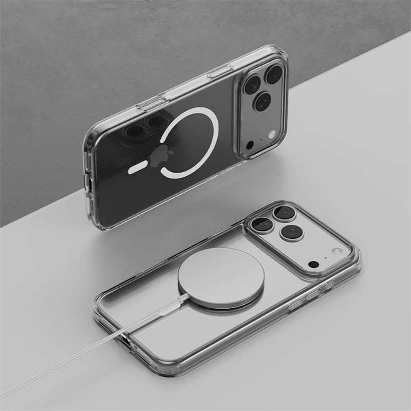Devia kryt Pure Clear Shockproof Magnertic Case pre iPhone 17 Pro - Clear 