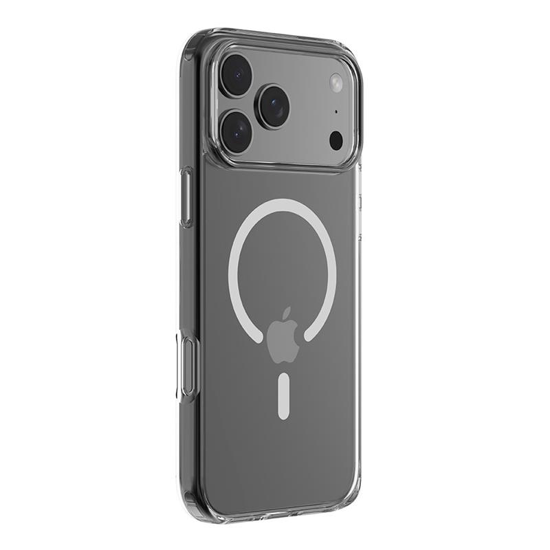 Devia kryt Pure Clear Shockproof Magnertic Case pre iPhone 17 Pro Max - Clear 