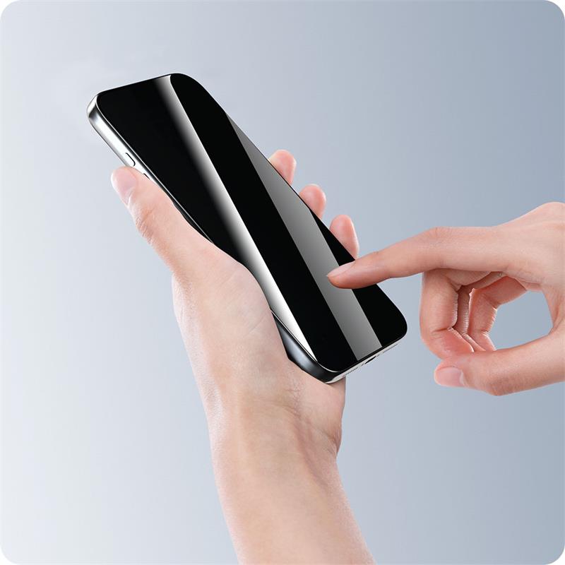 Devia ochranné sklo Van Series Privacy pre iPhone 17 Pro - Black Frame 
