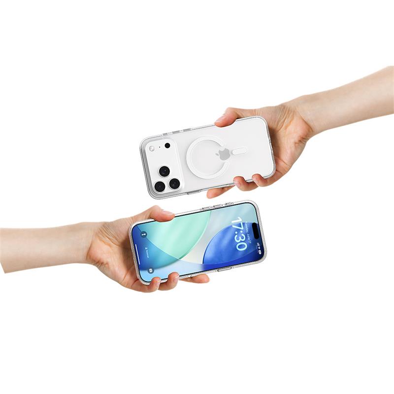 Comma kryt Elemental Series Magnetic Case pre iPhone Air - Clear 