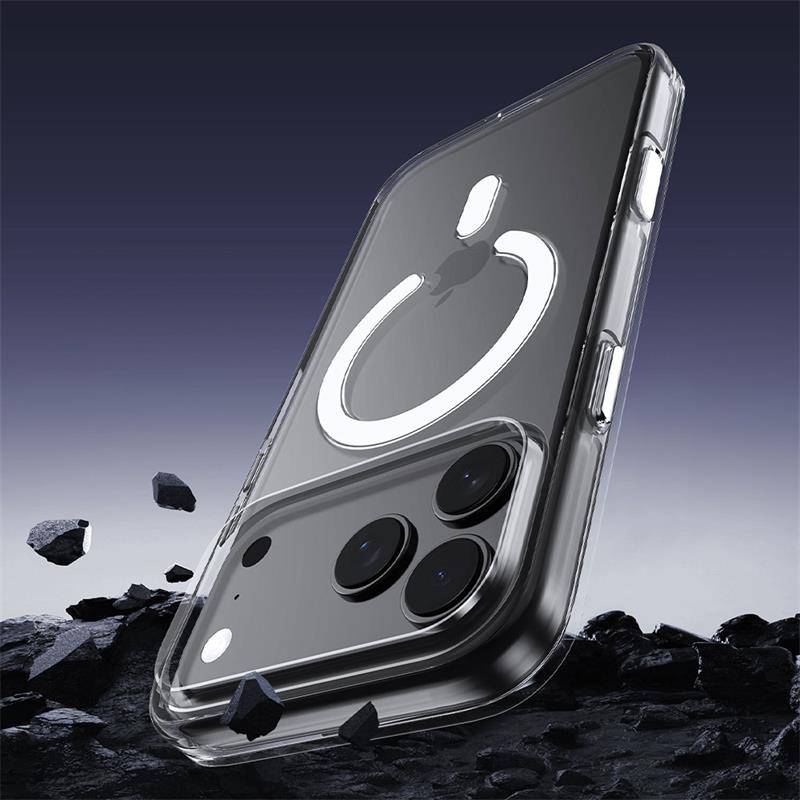 Comma kryt Elemental Series Magnetic Case pre iPhone Air - Clear 