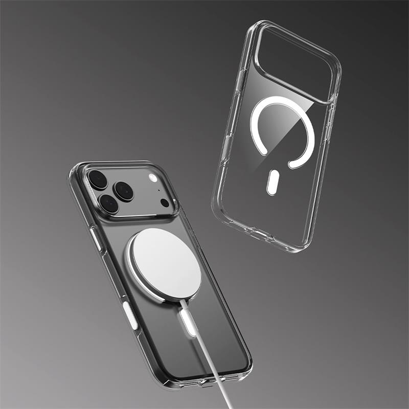 Comma kryt Elemental Series Magnetic Case pre iPhone Air - Clear 
