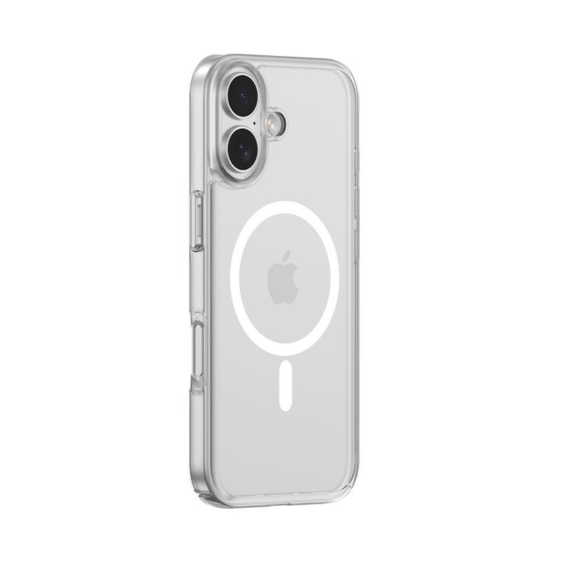 Comma kryt Glass Series Magnetic Case pre iPhone 17 - Clear 