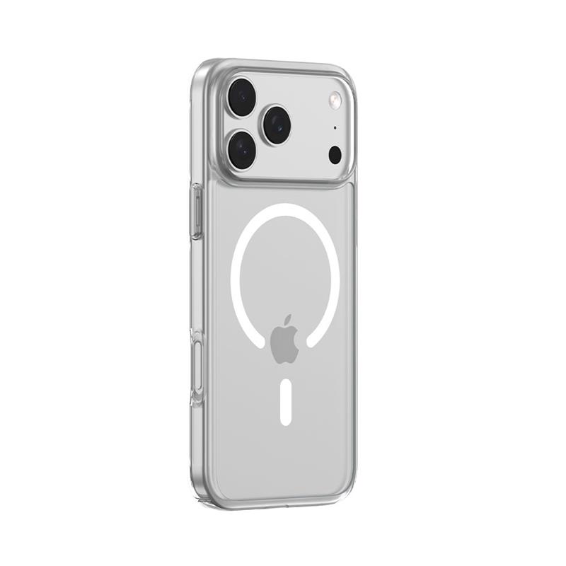 Comma kryt Glass Series Magnetic Case pre iPhone 17 Pro - Clear 