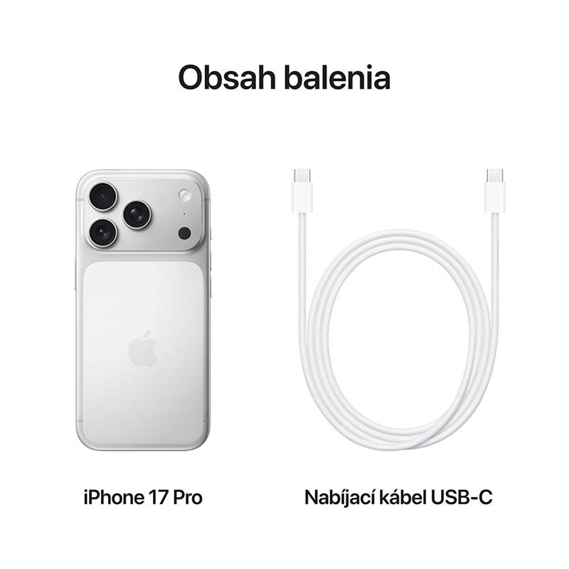 iPhone 17 Pro 1TB Strieborná 