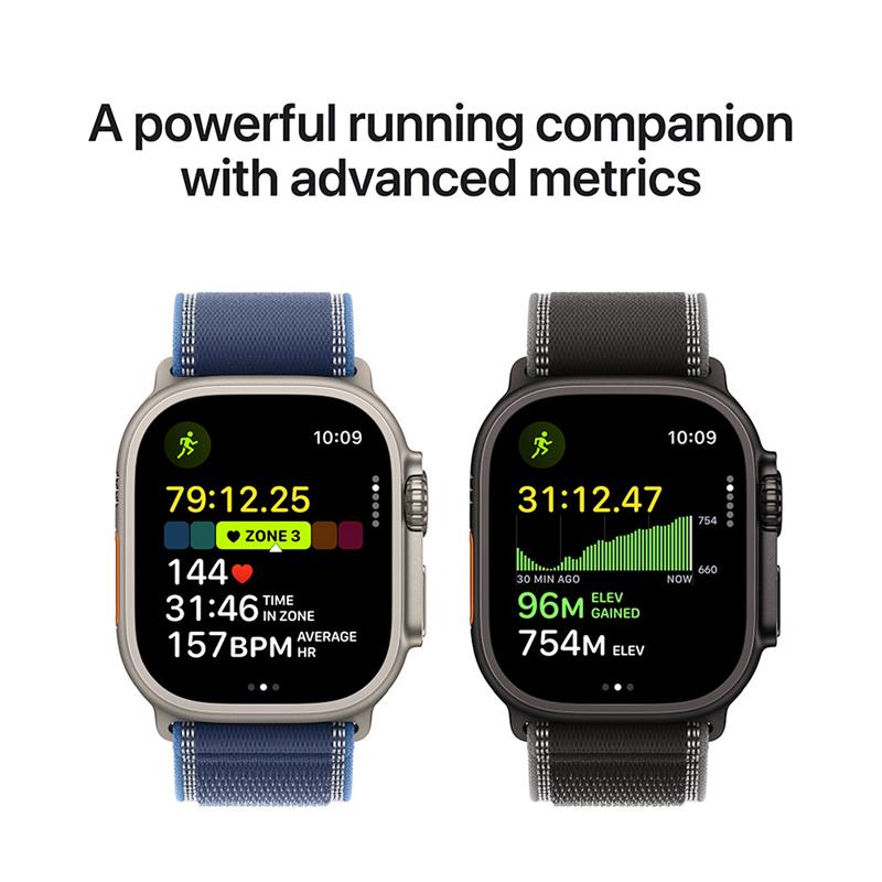 Apple Watch Ultra 3 GPS + Cellular 49mm Čierny titán s čiernym alpským ťahom - L 