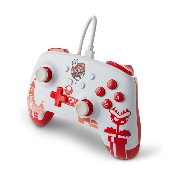 PowerA Enhanced Wired Controller for Nintendo Switch, Mario WM.com[1519186-01] 