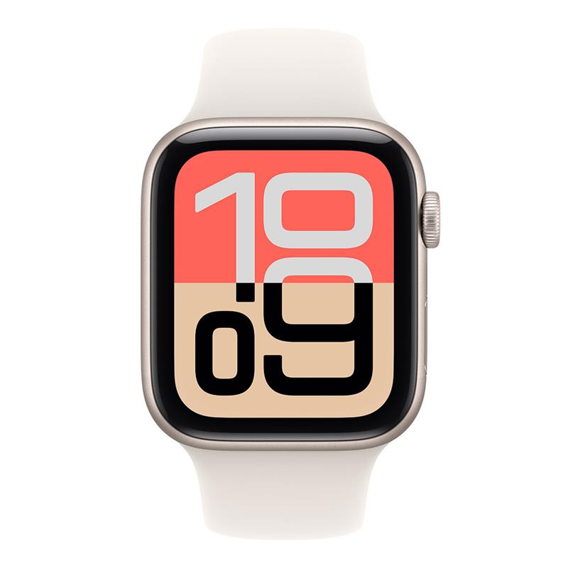 Apple Watch SE 3 GPS + Cellular 44mm Hviezdny biely hliník s hviezdnym bielym športovým remienkom - S/M 