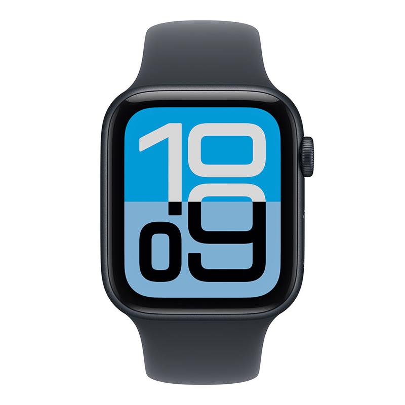 Apple Watch SE 3 GPS + Cellular 44mm Polnočný hliník s polnočným športovým remienkom - M/L 