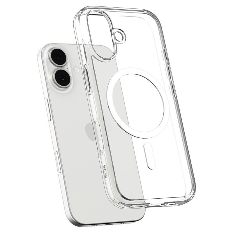 Spigen kryt Ultra Hybrid Magsafe pre iPhone 17 - Clear White 