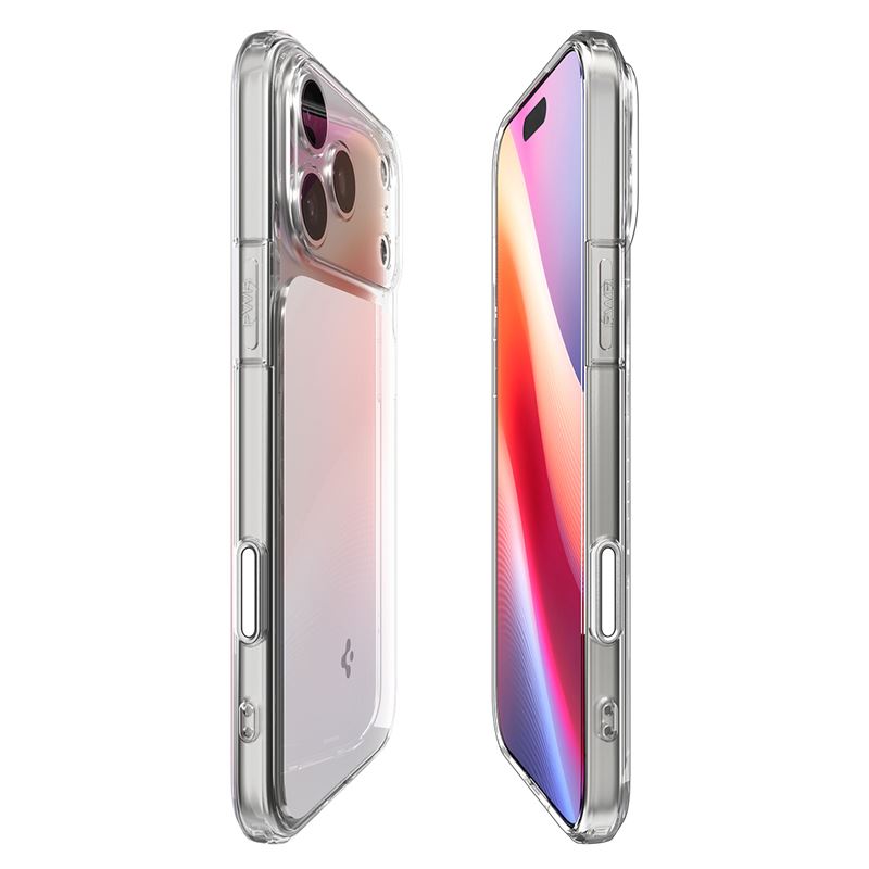 Spigen kryt Ultra Hybrid T Magsafe pre iPhone 17 Pro - Glossy White 