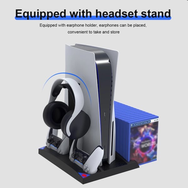 iPega P5013 PlayStation 5, Dualsense, Pulse 3D dock 