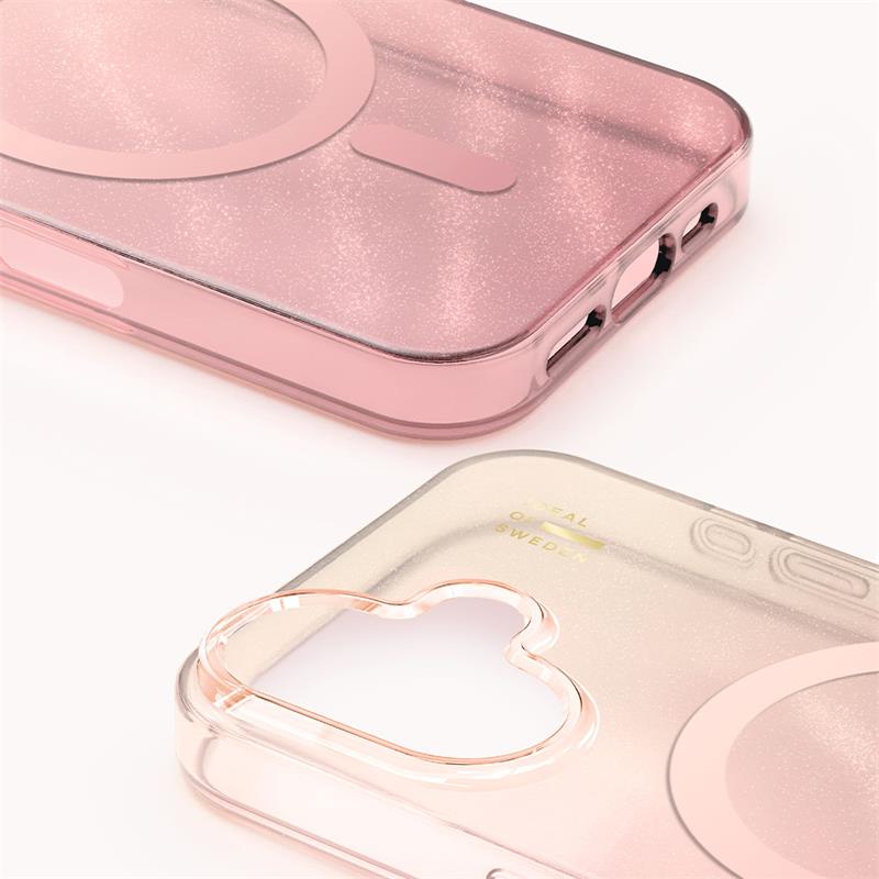iDeal Fashion Clear Case MagSafe iPhone 17 Rose Blush 