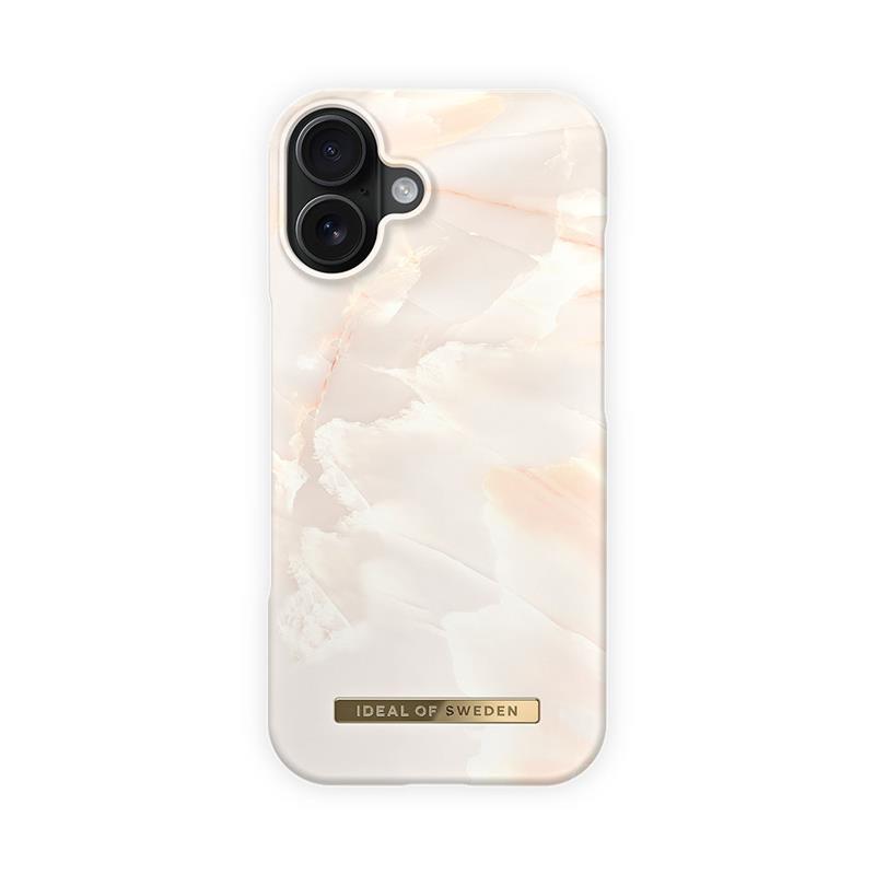 iDeal Fashion Printed Case MagSafe iPhone 17 Rose Pearl Marble 