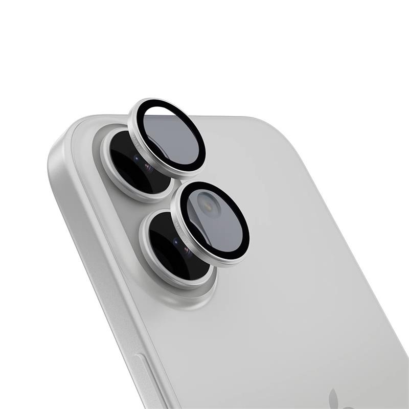 SwitchEasy Lenz Sapphire Camera Lens Protector pre iPhone 17 - Silver 