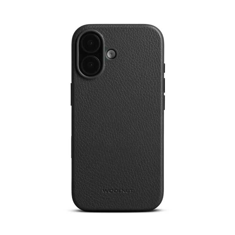 Woolnut Leather Case for iPhone 17 - Black 