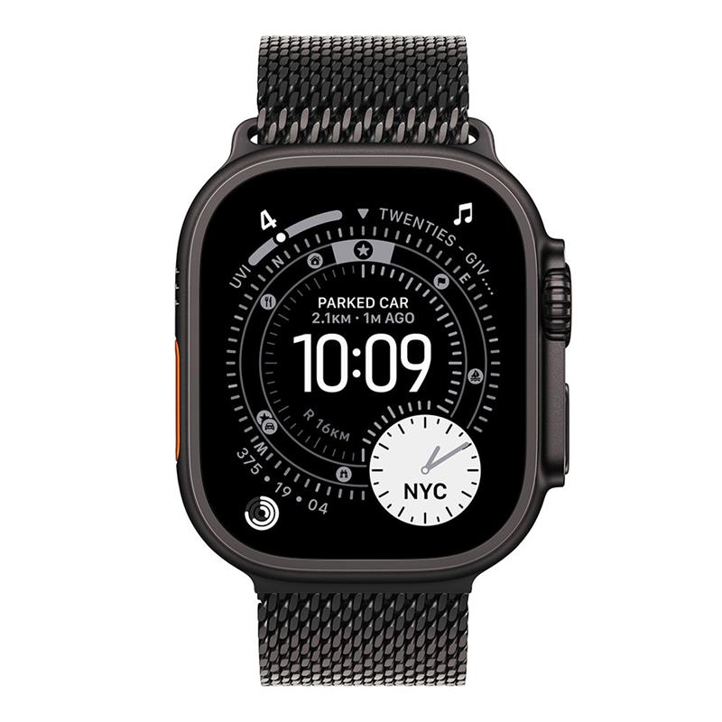 Apple Watch Ultra 3 GPS + Cellular 49mm Black Titanium Case with Black Titanium Milanese Loop - Medium *Rozbalený* 