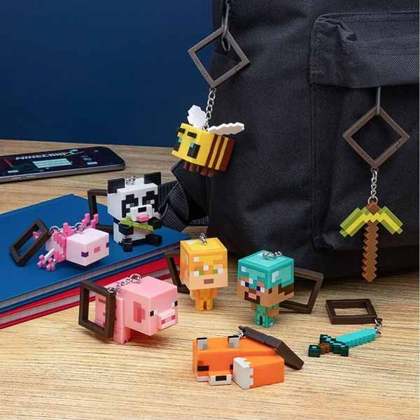 Kľúčenka Backpack Buddies Mystery (Minecraft) 
