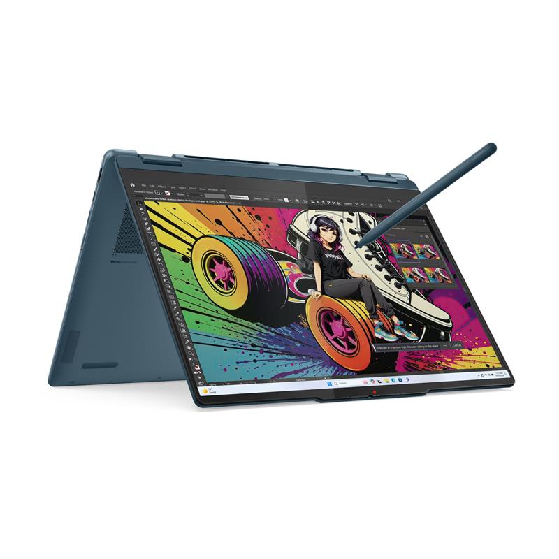 Lenovo IdeaPad Yoga7 2in1 14AKP10 RyzenAI5 340 16GB 1TB-SSD 14.0"WUXGA OLED GL Touch IntegRadeon PEN Win11Home TidalTeal 