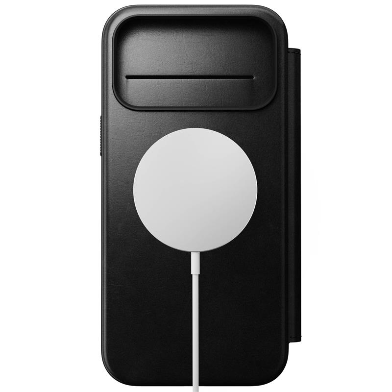 Nomad puzdro Modern Leather Folio Magsafe Horween pre iPhone 17 Pro Max - Black 