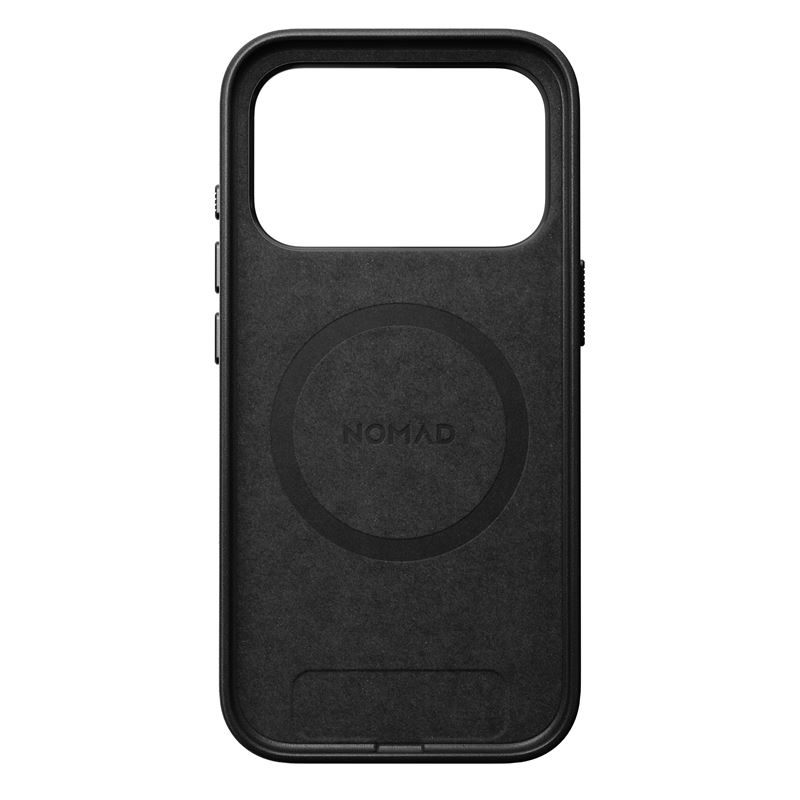 Nomad kryt Traditional Leather Case MagSafe pre iPhone 17 Pro - Black 