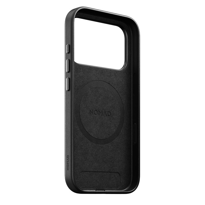 Nomad kryt Traditional Leather Case MagSafe pre iPhone 17 Pro - Black 