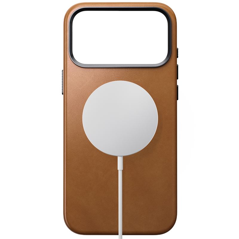 Nomad kryt Traditional Leather Case MagSafe pre iPhone 17 Pro Max - English Tan 