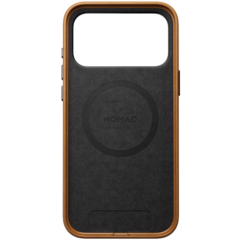 Nomad kryt Traditional Leather Case MagSafe pre iPhone 17 Pro Max - English Tan 