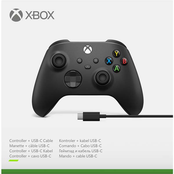 Microsoft Xbox Wired Controller, carbon black [1V8-00002] 