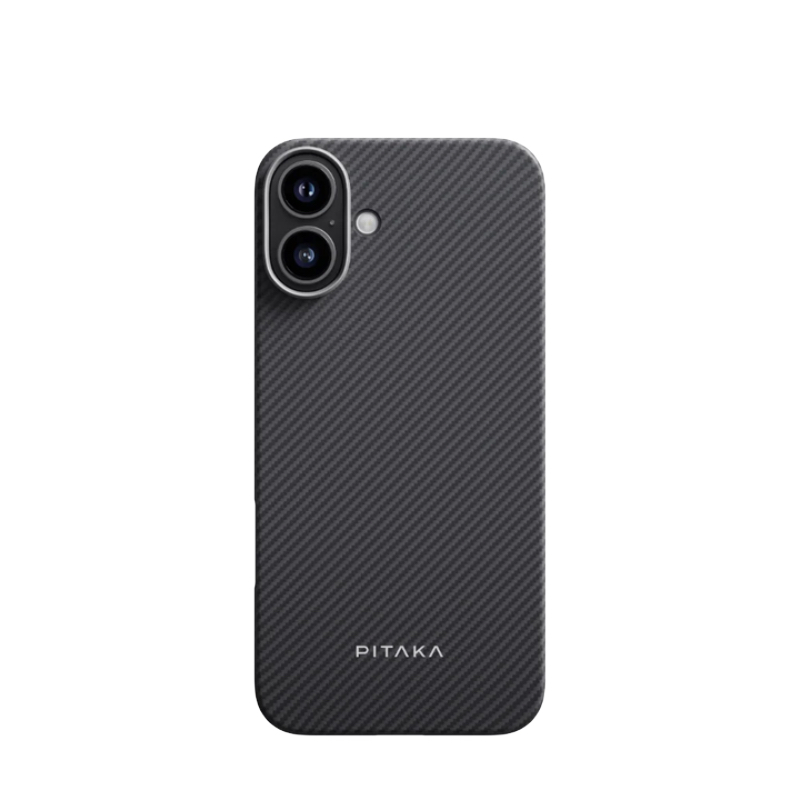 Pitaka kryt Ultra-Slim Case pre iPhone 16 - Black/Grey Twill 