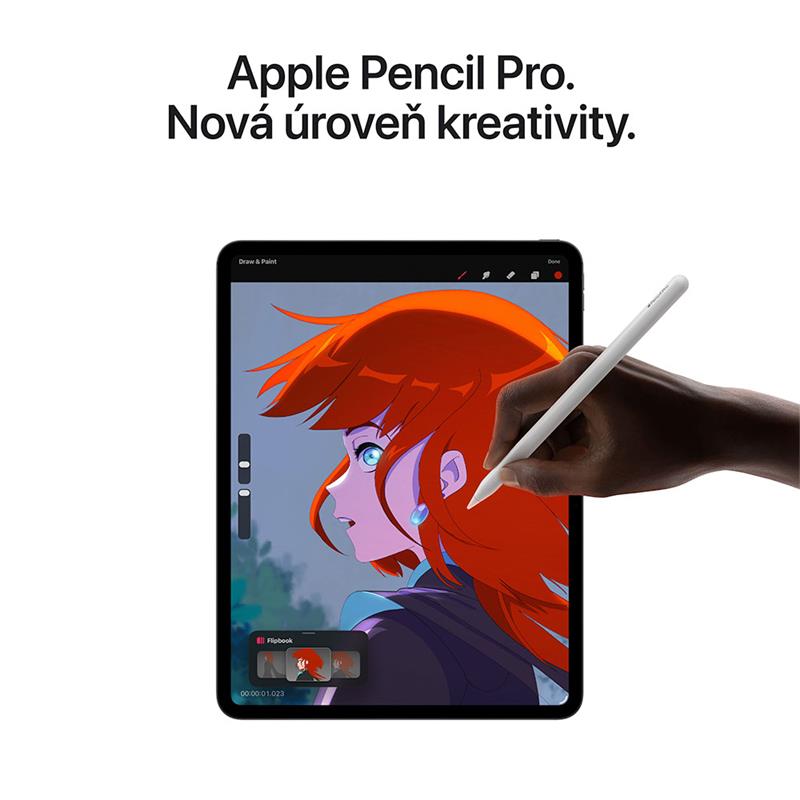 iPad Pro 13" Wi-Fi + Cellular 256GB štandardné sklo - Kozmický čierny (2025) 